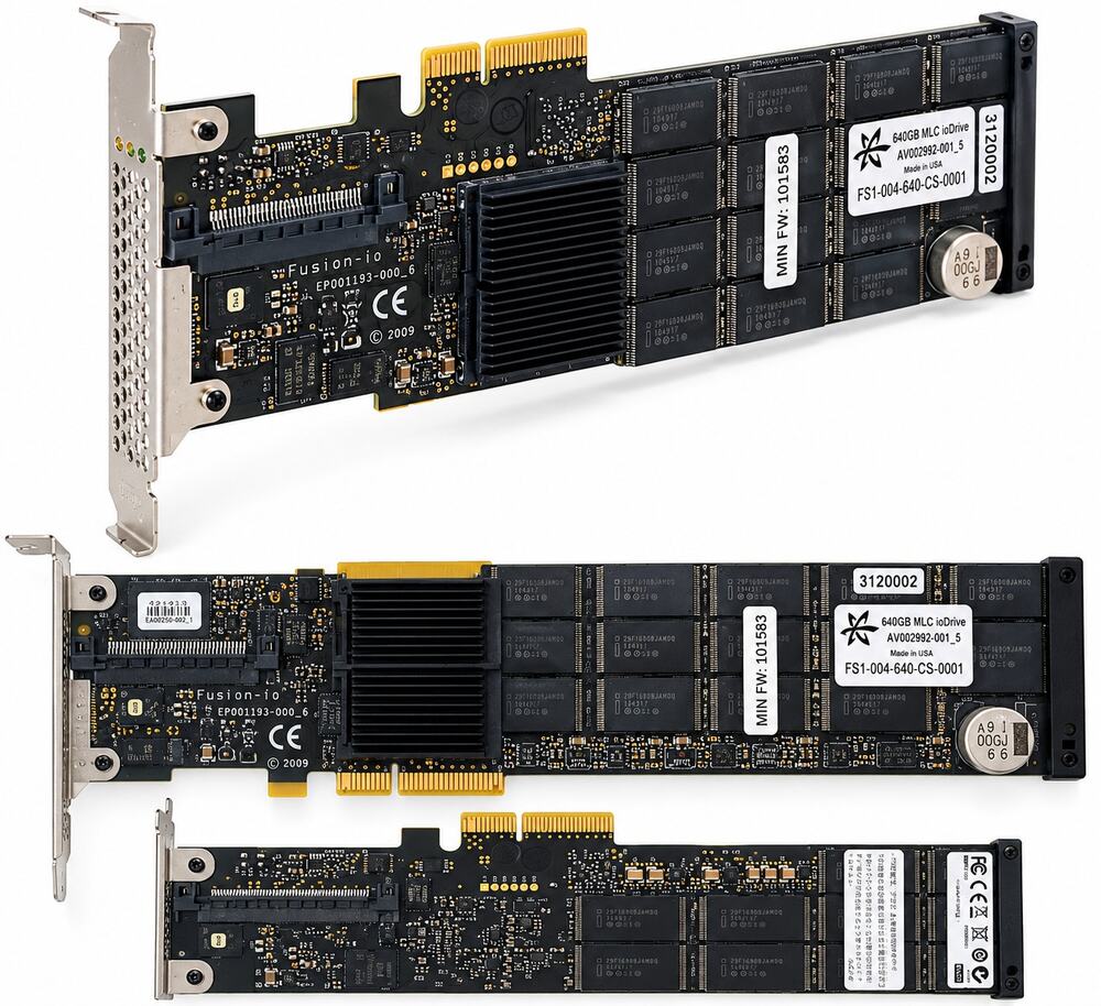 Fusion-io 640GB ioDrive PCIe SSD Accelerator Card – Enterprise